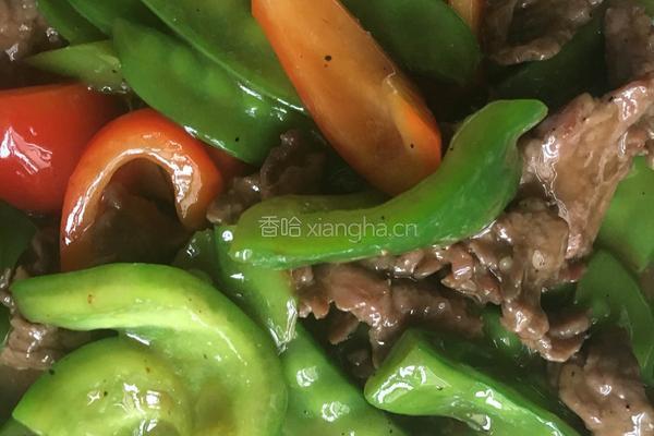 荷兰豆炒牛肉的做法图解5