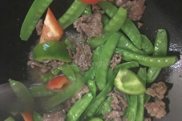 荷兰豆炒牛肉的做法图解4