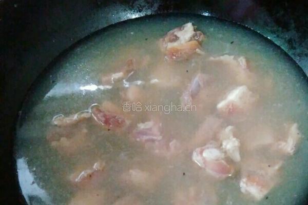 山药烧排骨的做法图解2