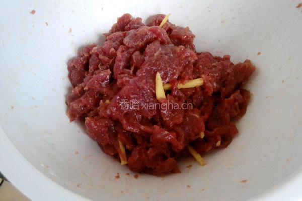 爆炒牛肉的做法图解3