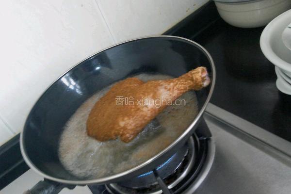 油炸孜然味整鸡腿的做法图解7