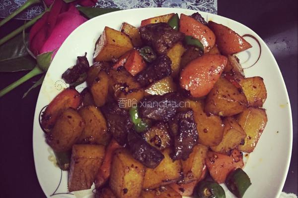 土豆焖牛肉的做法图解6