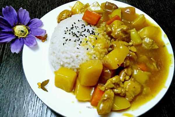 咖喱鸡肉饭的做法图解7