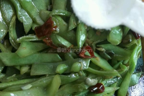 炒扁豆的做法图解8