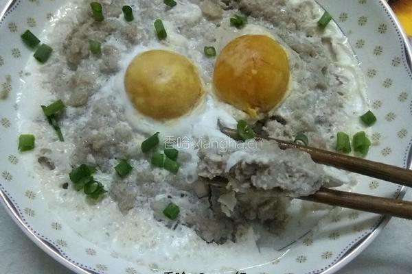 咸鸭蛋蒸肉末的做法图解6