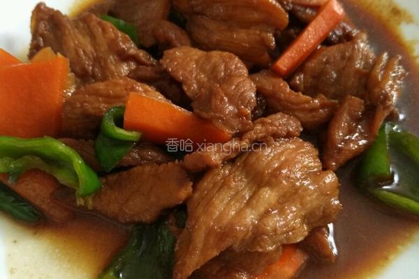 青椒炒肉片的做法图解6