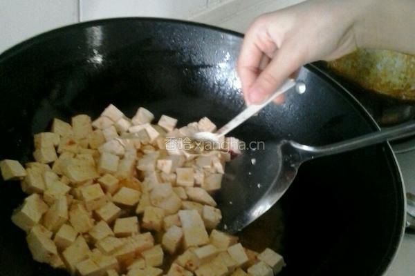 抄豆腐的做法图解6