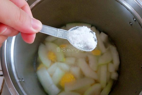 冬瓜玉米汤的做法图解4