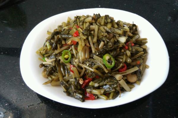 酸菜炒辣椒的做法图解6