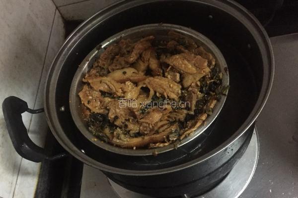 梅菜扣肉的做法图解12