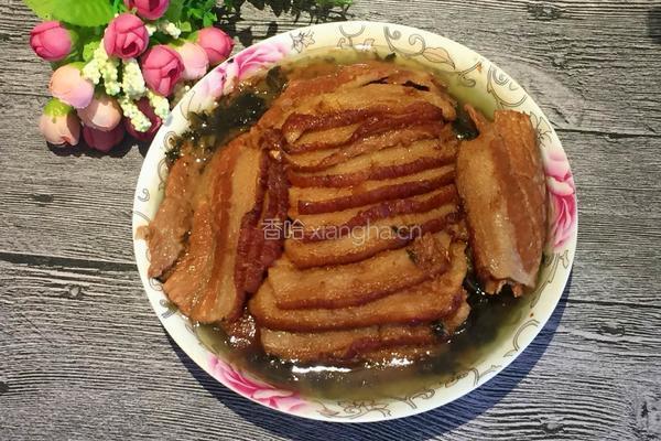 梅菜扣肉的做法图解13