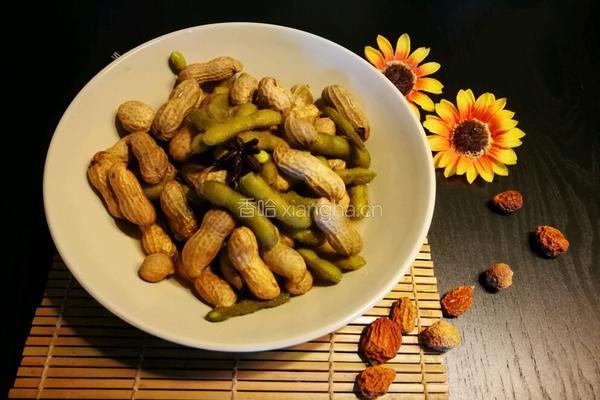煮花生毛豆的做法图解4