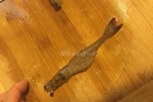 蒜香烤虾的做法图解2