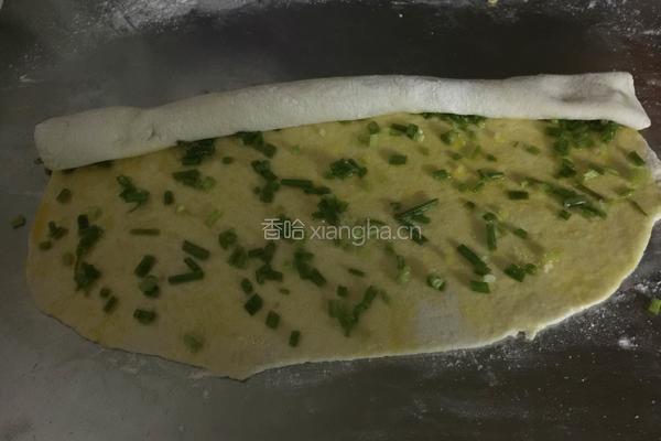 葱油千层饼的做法图解7