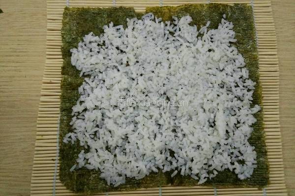 红豆寿司的做法图解3