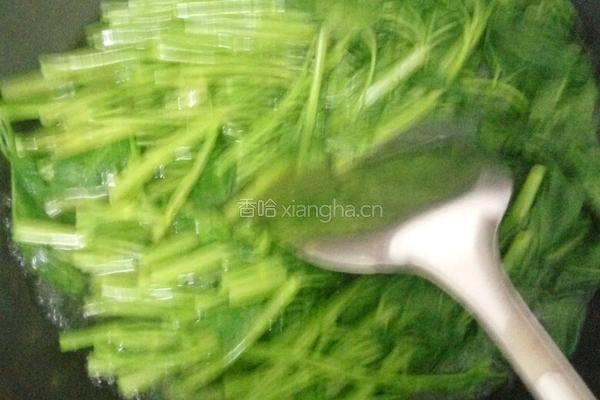 白灼空心菜的做法图解4