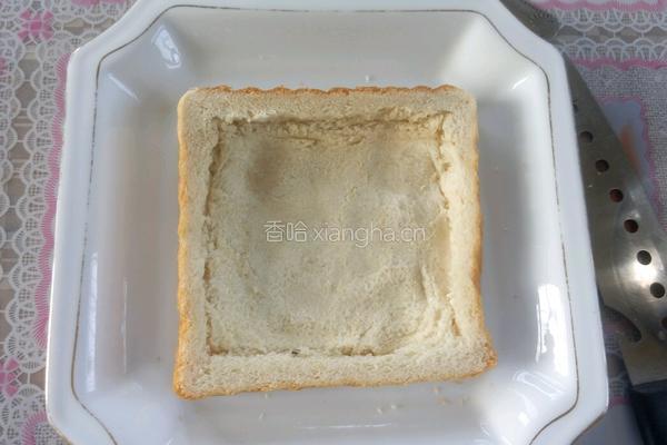 快手早餐吐司蛋（微波炉）的做法图解4