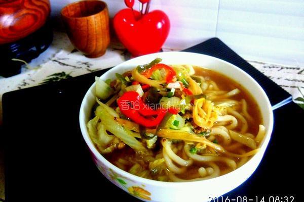 压豆面(二人份)