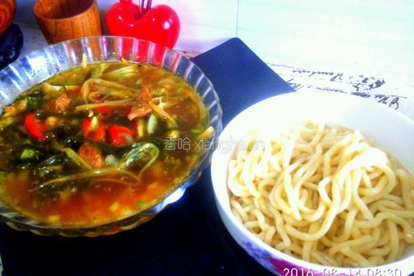 压豆面（二人份）的做法图解15