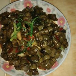 紫苏焖山坑螺的做法[图]