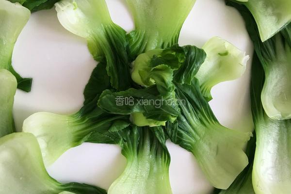 冬瓜浇汁青菜的做法图解3