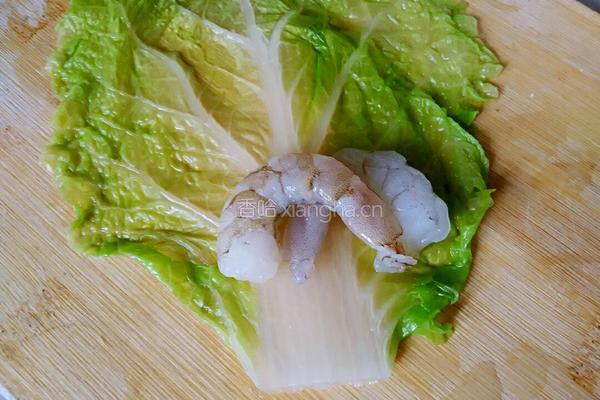 虾仁豆腐白菜卷的做法图解6