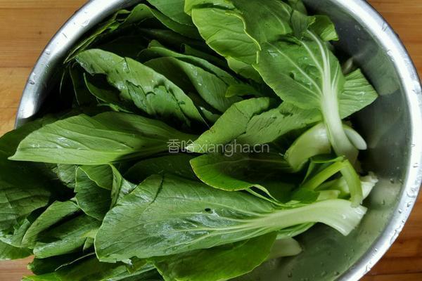 耗油油菜的做法图解1