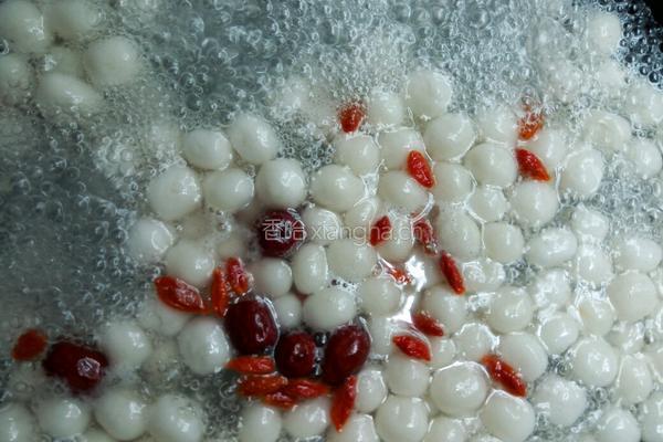 桂花米酒小汤圆的做法图解4
