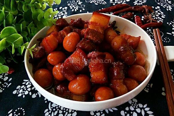 鹌鹑蛋红烧肉的做法图解11