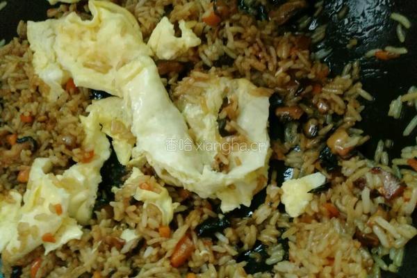 酱油炒饭的做法图解9