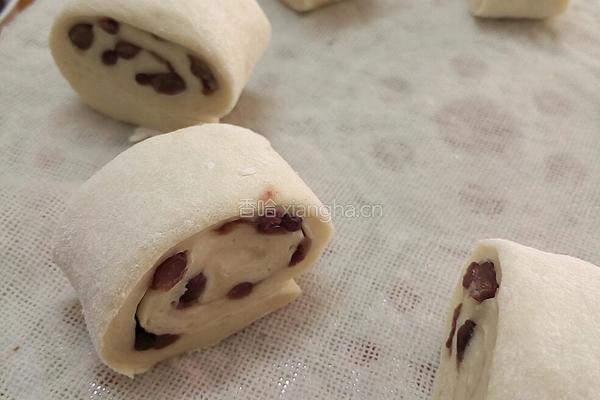 红豆奶香馒头的做法图解6