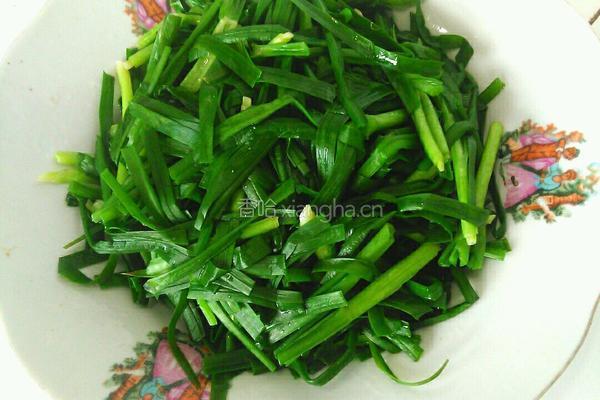 凉拌韭菜的做法图解4