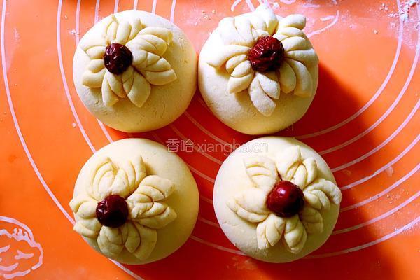 奶香花馒头的做法图解13