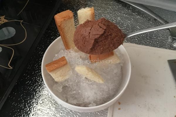 Lava chocolate绵绵冰的做法图解5
