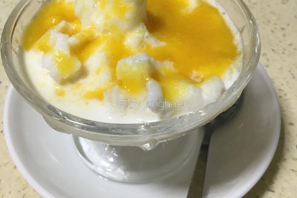 芒果牛奶沙冰的做法图解10