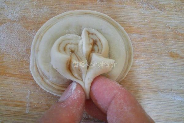 麻酱花卷的做法图解8