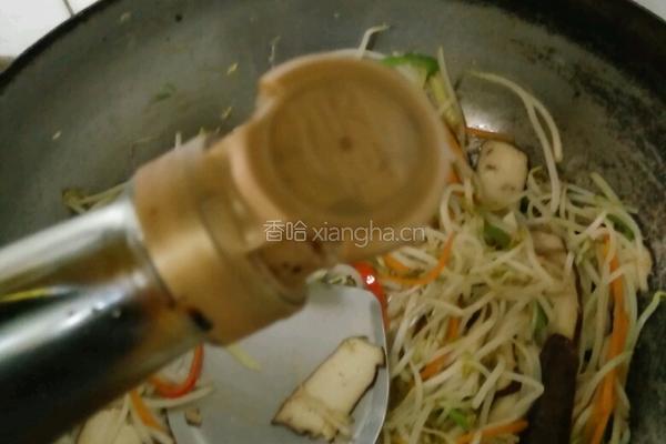 香干豆芽菜的做法图解7