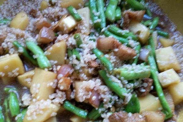 豆角土豆焖饭（电饭锅版）的做法图解11
