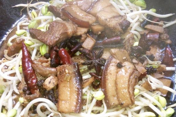 肉烧黄豆芽的做法图解8