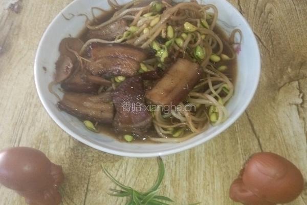 肉烧黄豆芽的做法图解10