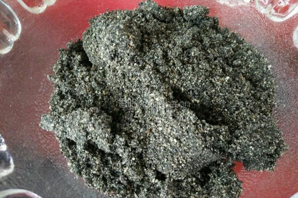 黑芝麻糕的做法图解3
