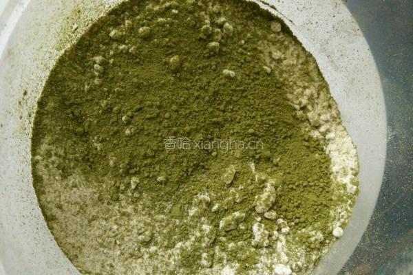 抹茶黑芝麻月饼的做法图解5