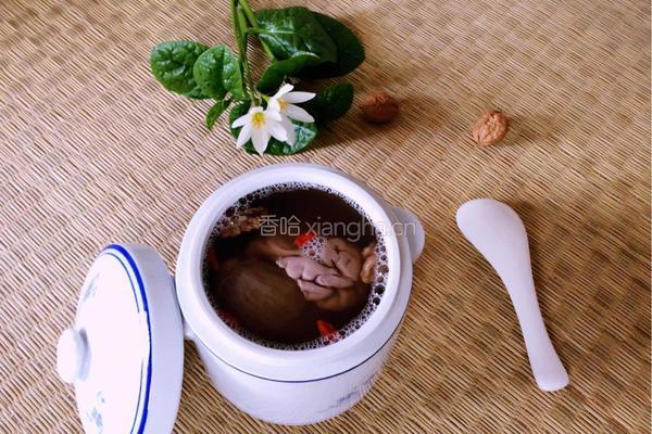 天麻炖猪脑汤的做法图解6