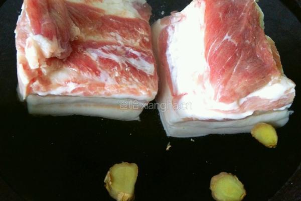 梅菜扣肉的做法图解2
