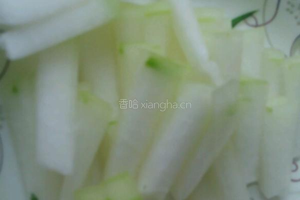 冬瓜毛菜汤的做法图解1