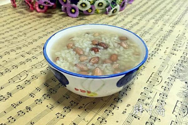 花生白米粥的做法图解4
