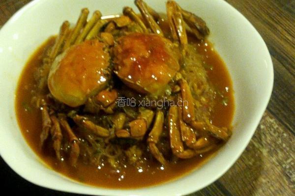 粉丝焗蟹
