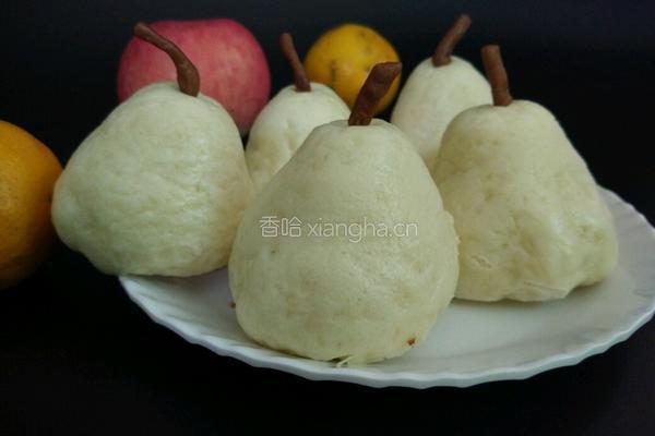 梨豆沙包的做法图解10