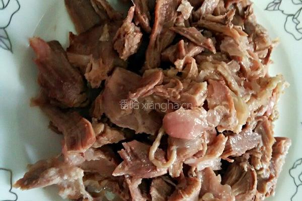 凉拌拆骨肉的做法图解5