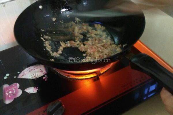 肉末炒豆角的做法图解2